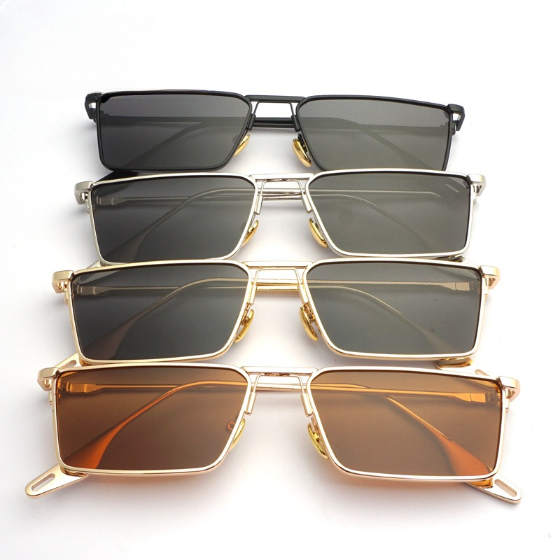 Wholesale Polarized Metal Small Square Frame PC Sunglasses